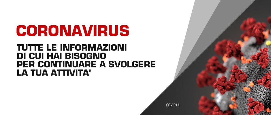 NUOVO CORONAVIRUS – INFORMAZIONI PER SVOLGERE LE ATTIVITA’