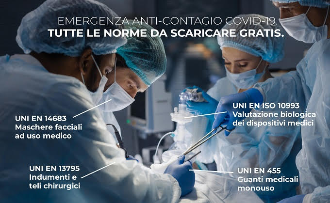 EMERGENZA CODIT19 – A DISPOSIZIONE GRATUTA LE NORME TECNICHE
