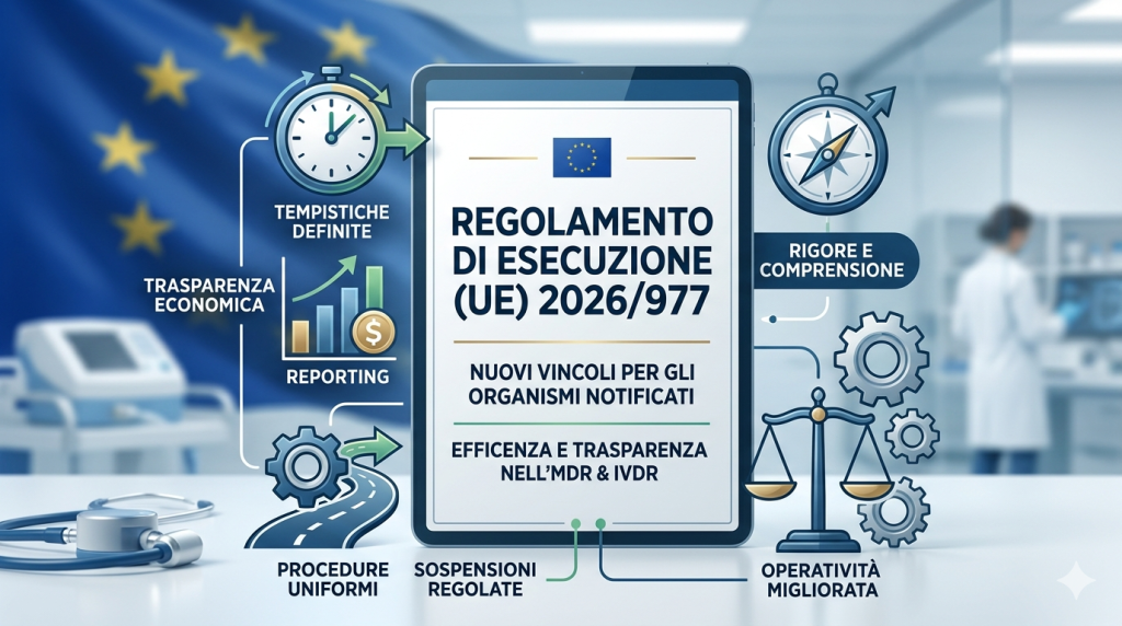 Armonizzazione delle attività Organismi Notificati ai sensi MDR e IVDR – Regolamento di esecuzione (UE) 2026/977